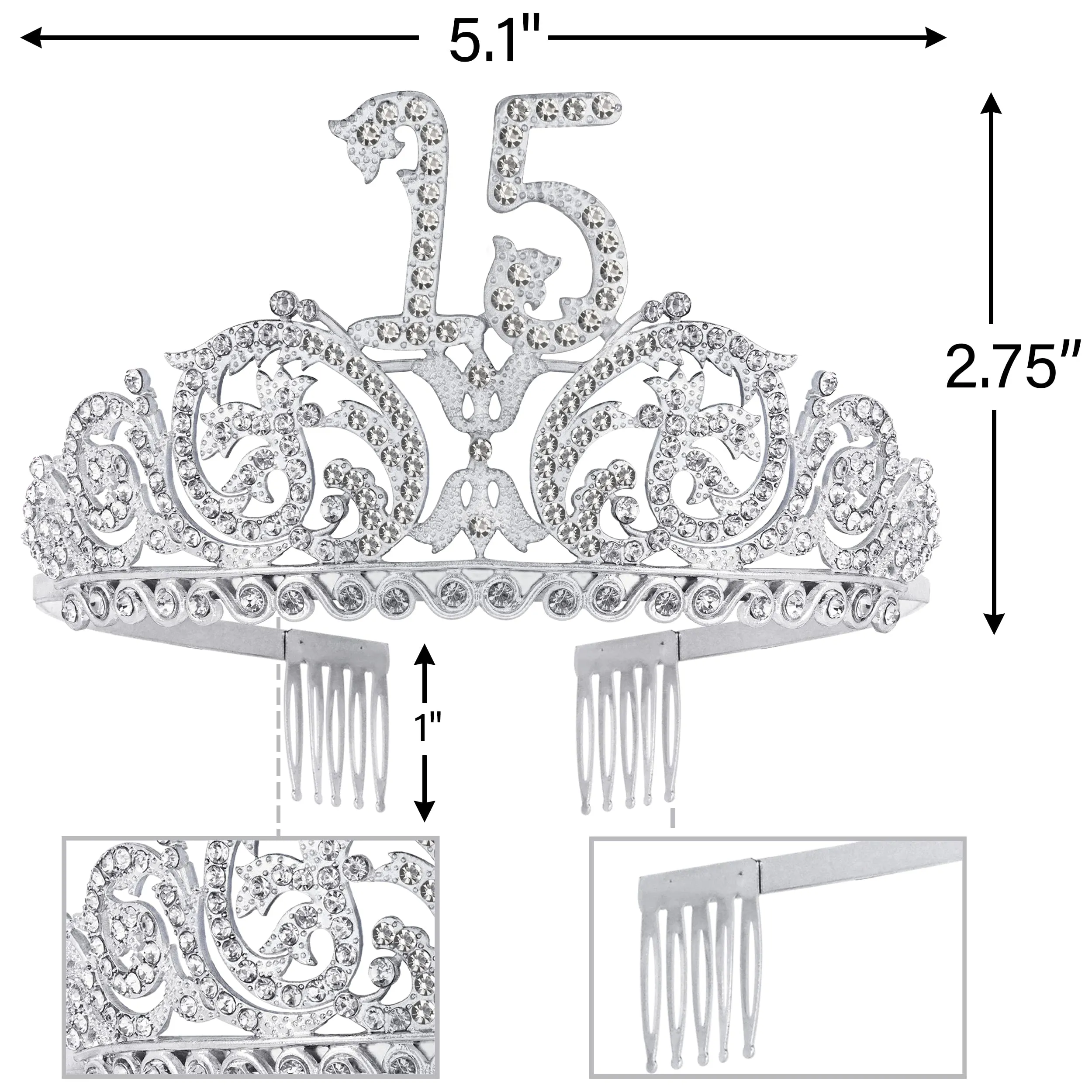 15th Birthday, 15th Birthday Gifts for Teen Girls, 15th Birthday Tiara, 15th Birthday