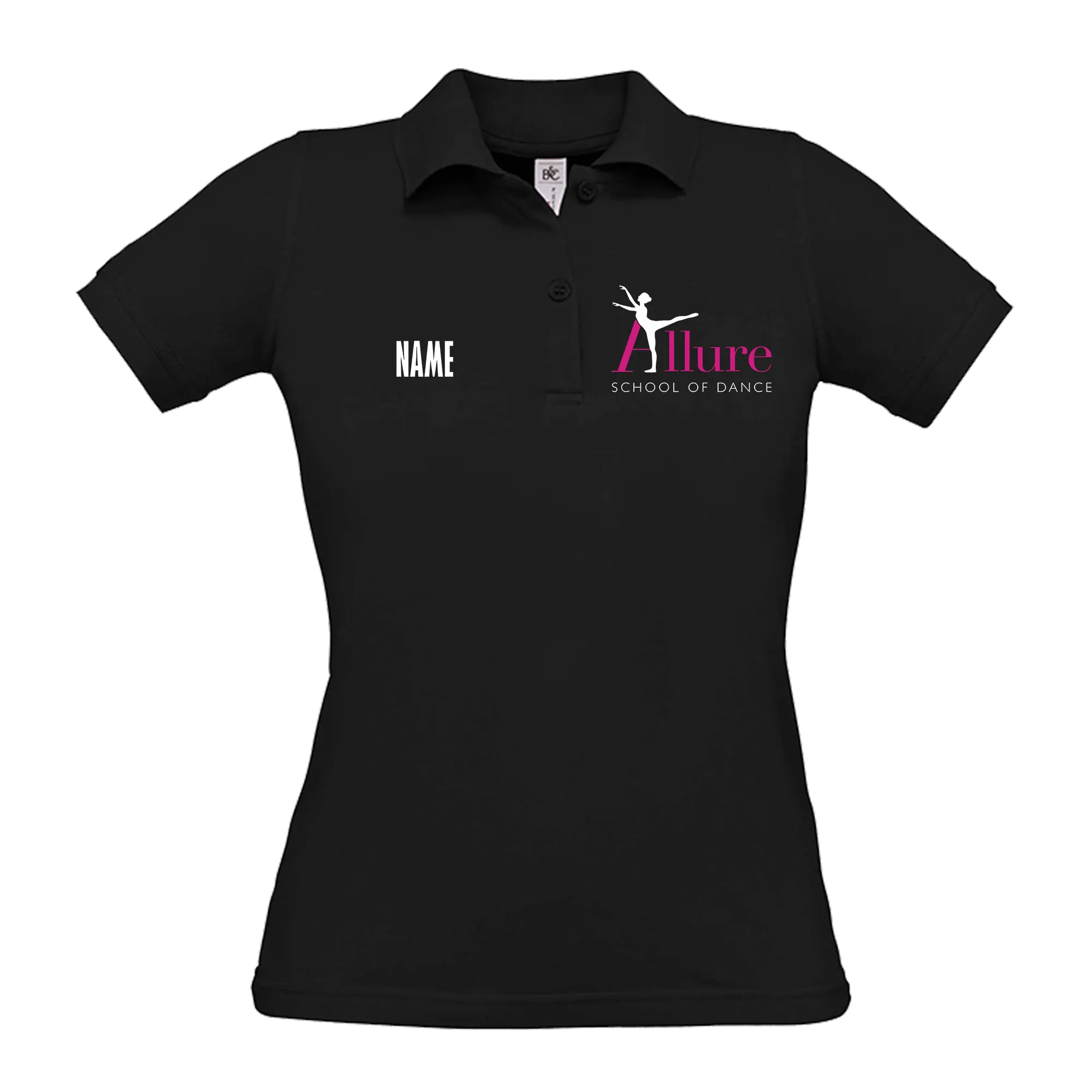 Allure School of Dance Girls Kids Polo