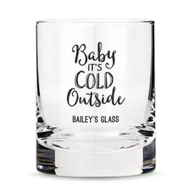 Baby It's Cold Outside Personalized Drink Ware Glass