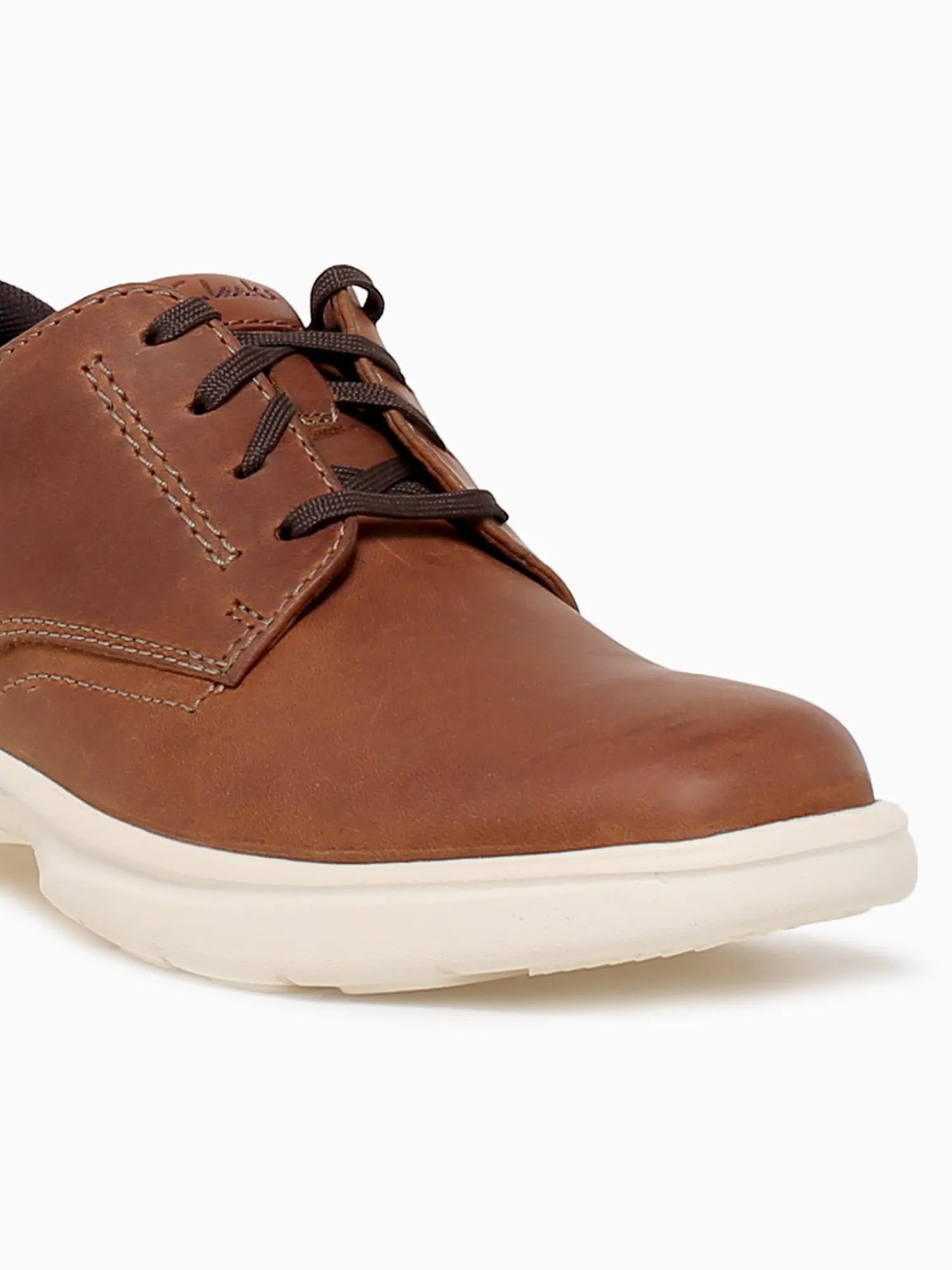 Bradley Plain Lt Brown Leather