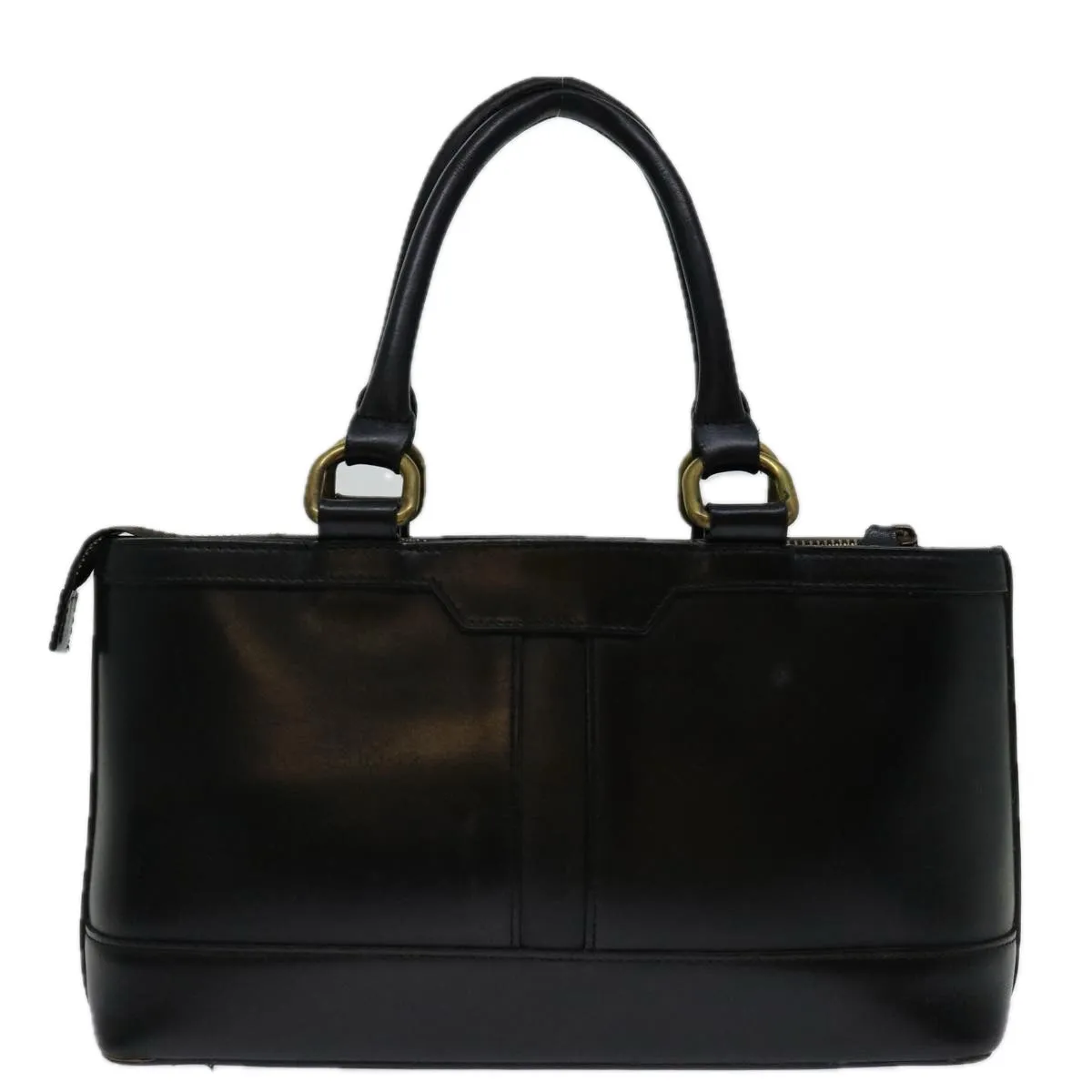 BURBERRY Hand Bag Leather Black  bs13097