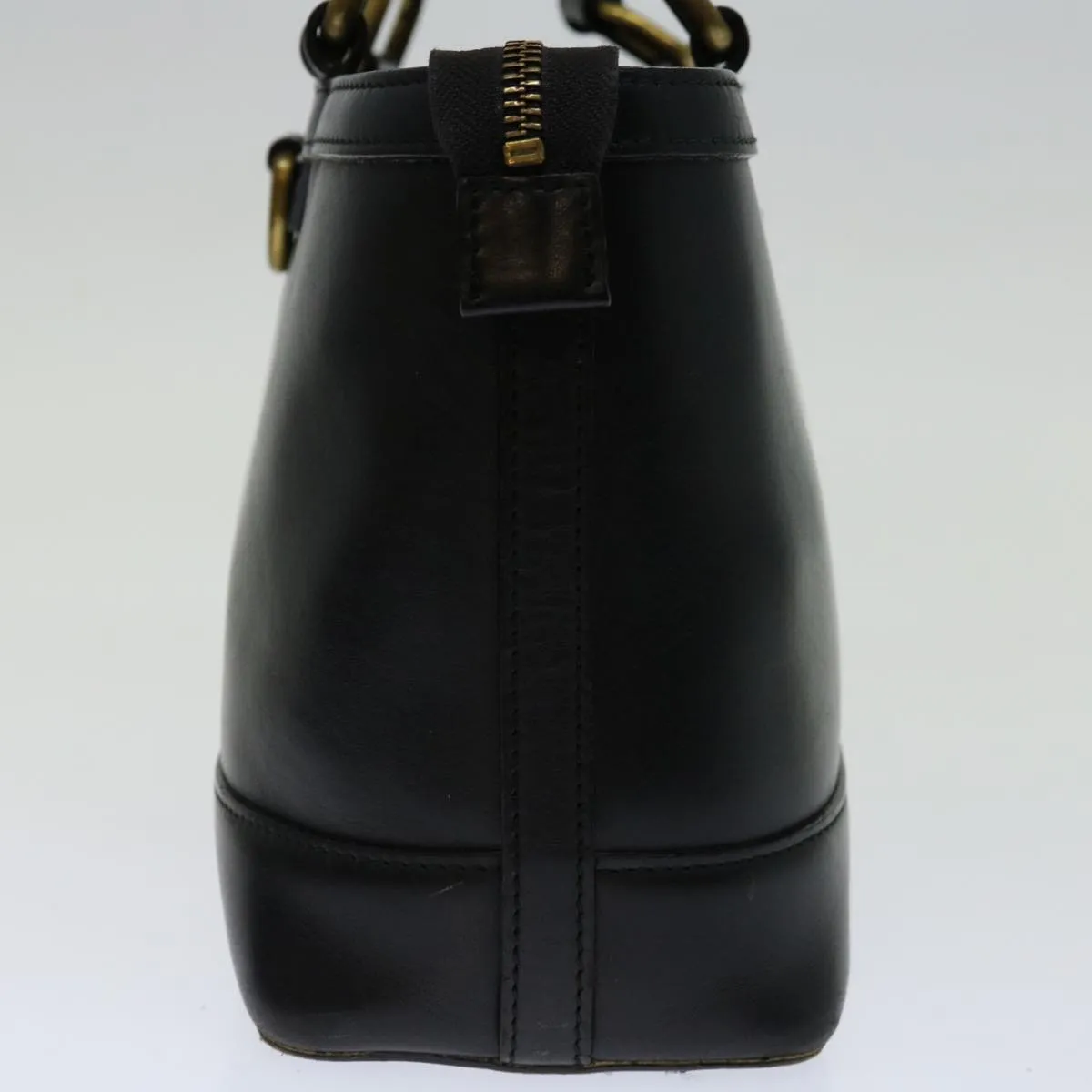 BURBERRY Hand Bag Leather Black  bs13097