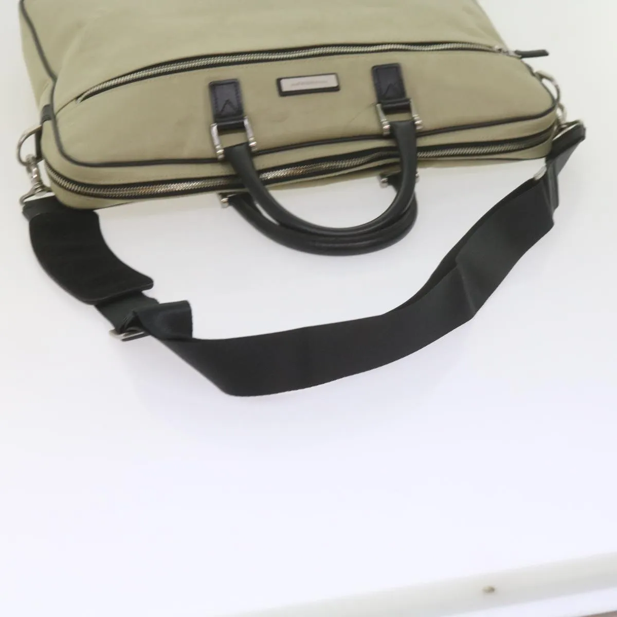 BURBERRY Hand Bag Nylon 2way Beige  ti1373