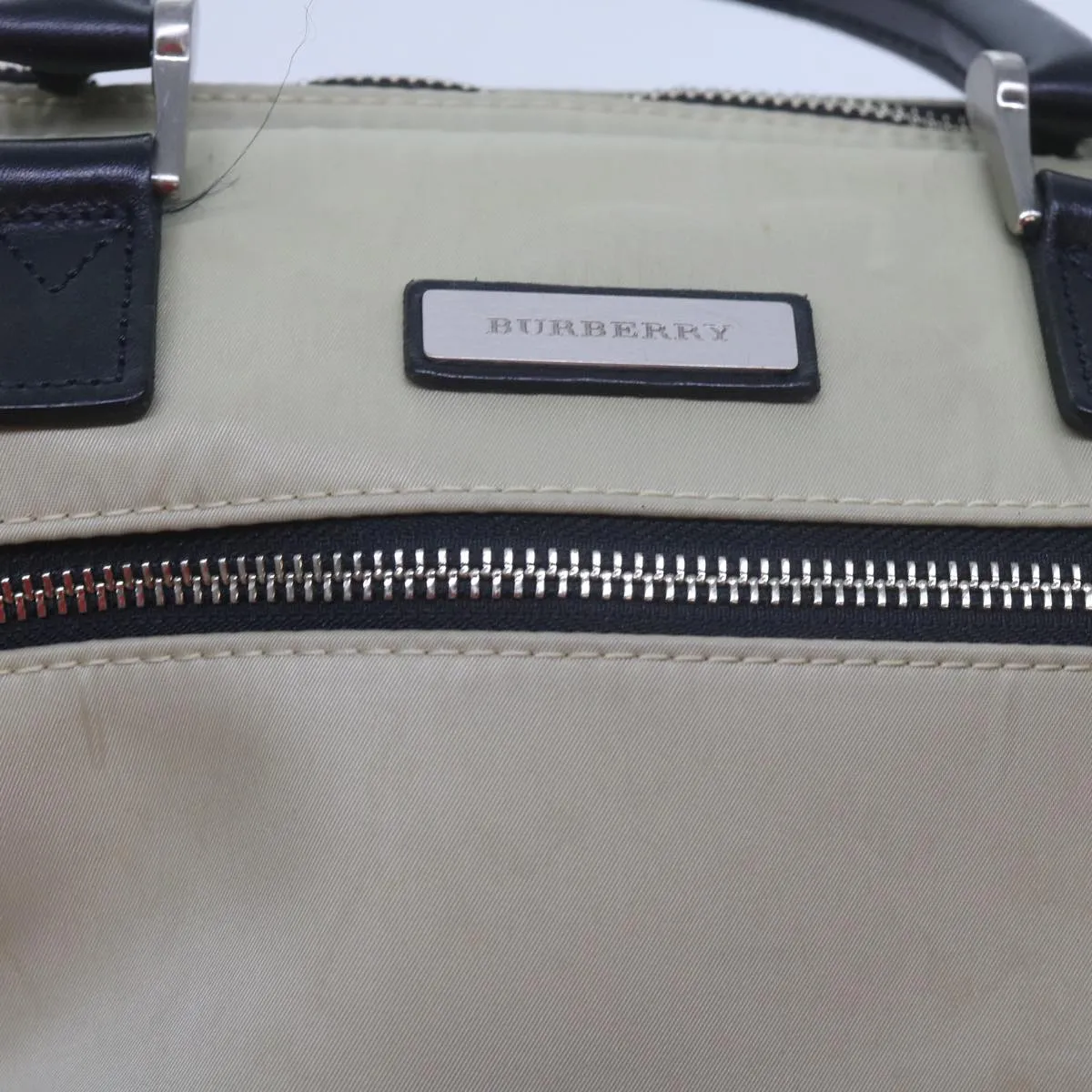 BURBERRY Hand Bag Nylon 2way Beige  ti1373