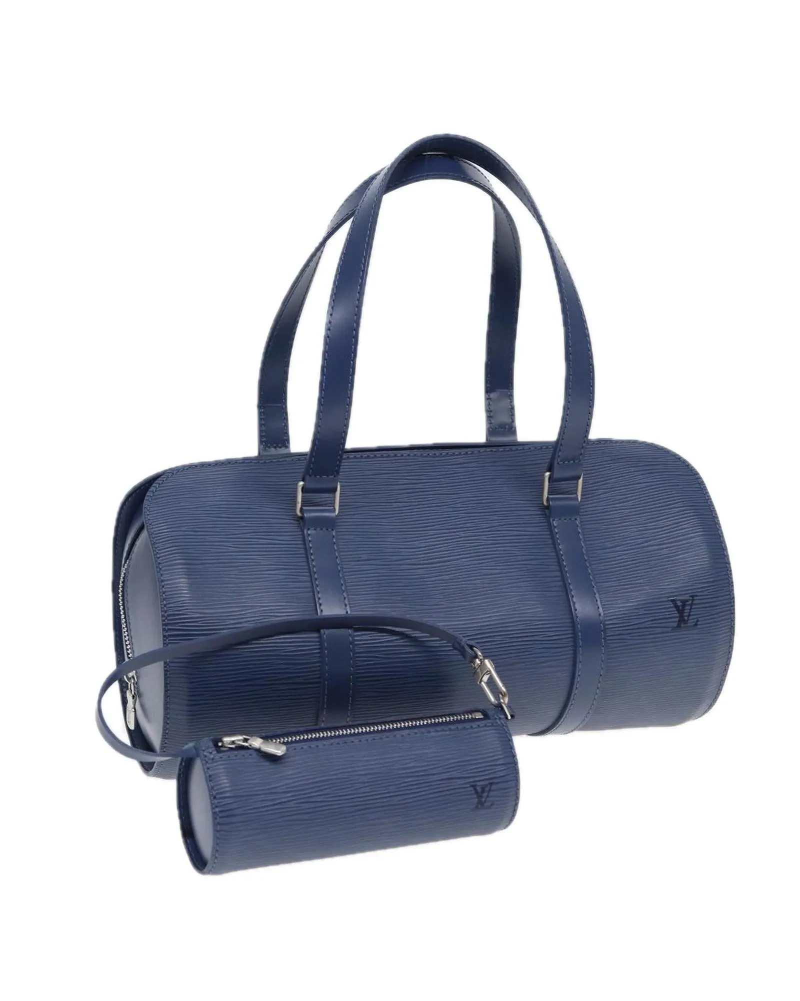 Epi Leather Hand Bag in Blue Myrtille by Louis Vuitton