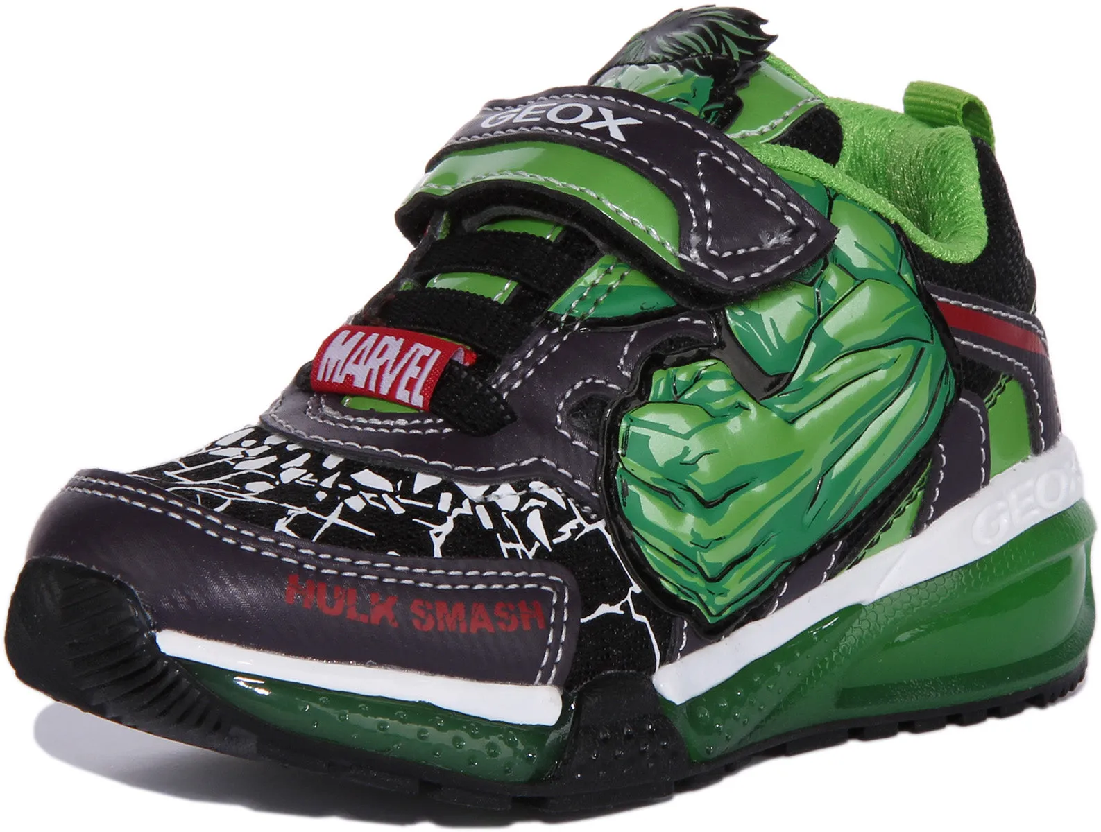 Geox J Bayonyc B. B In Black Green For Infants