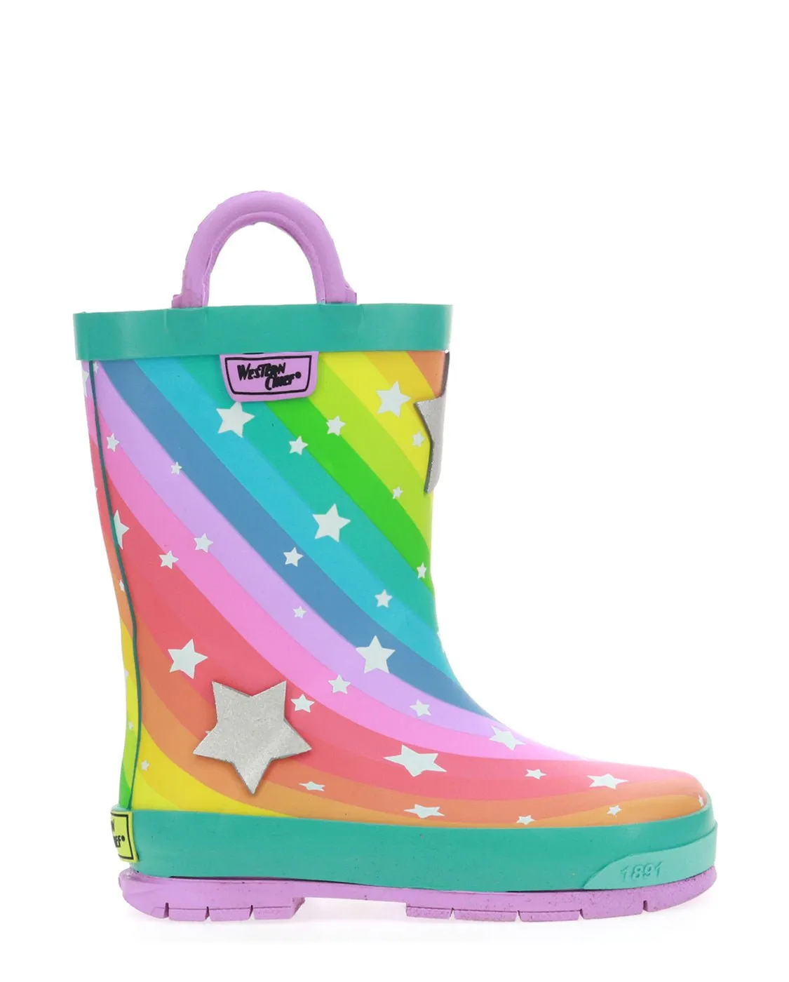 Kids Superstar Rain Boot - Teal