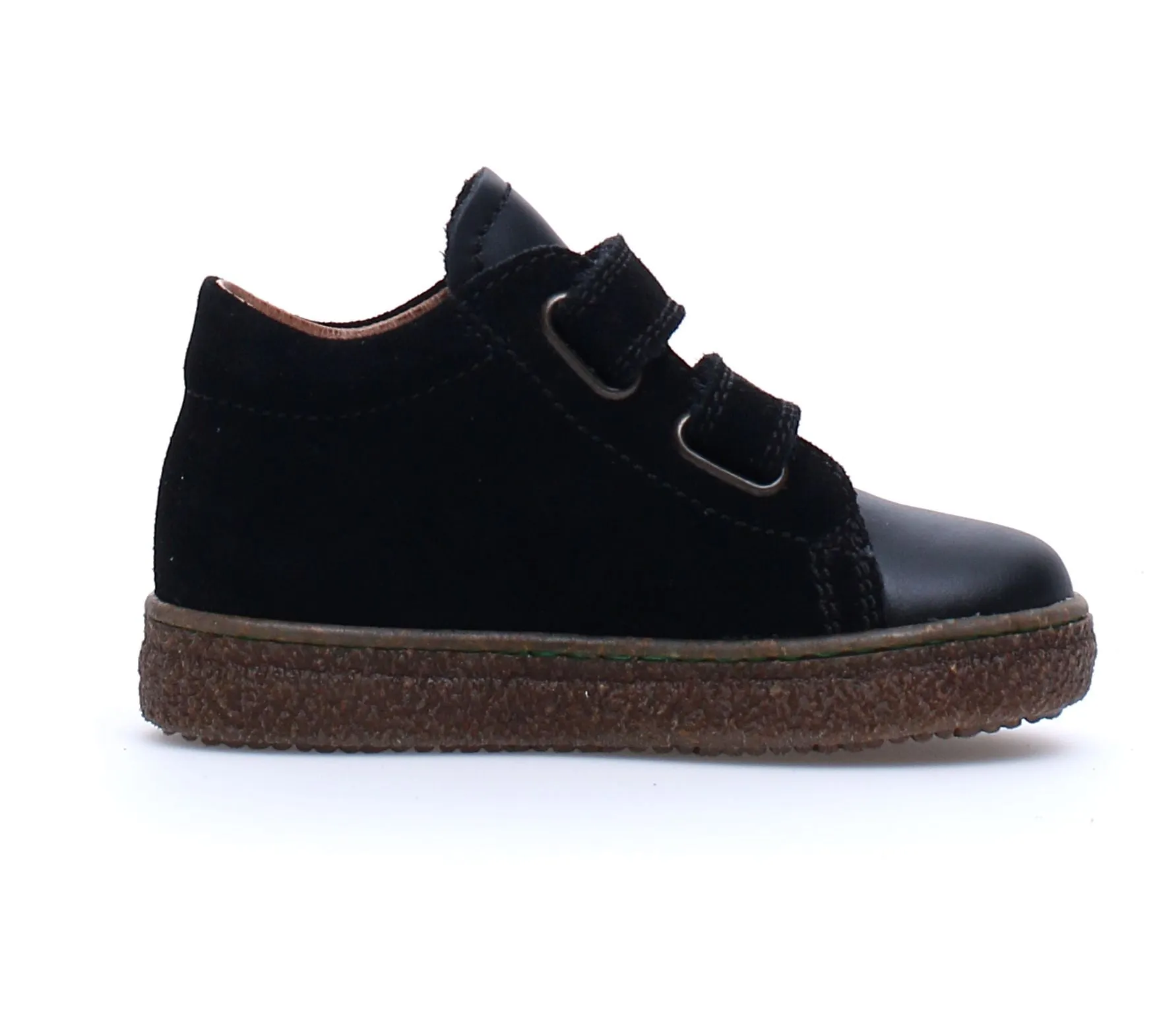 Naturino Boy's & Girl's Albus Vl Nappa/Suede Spazz. Sneaker Shoes - Black