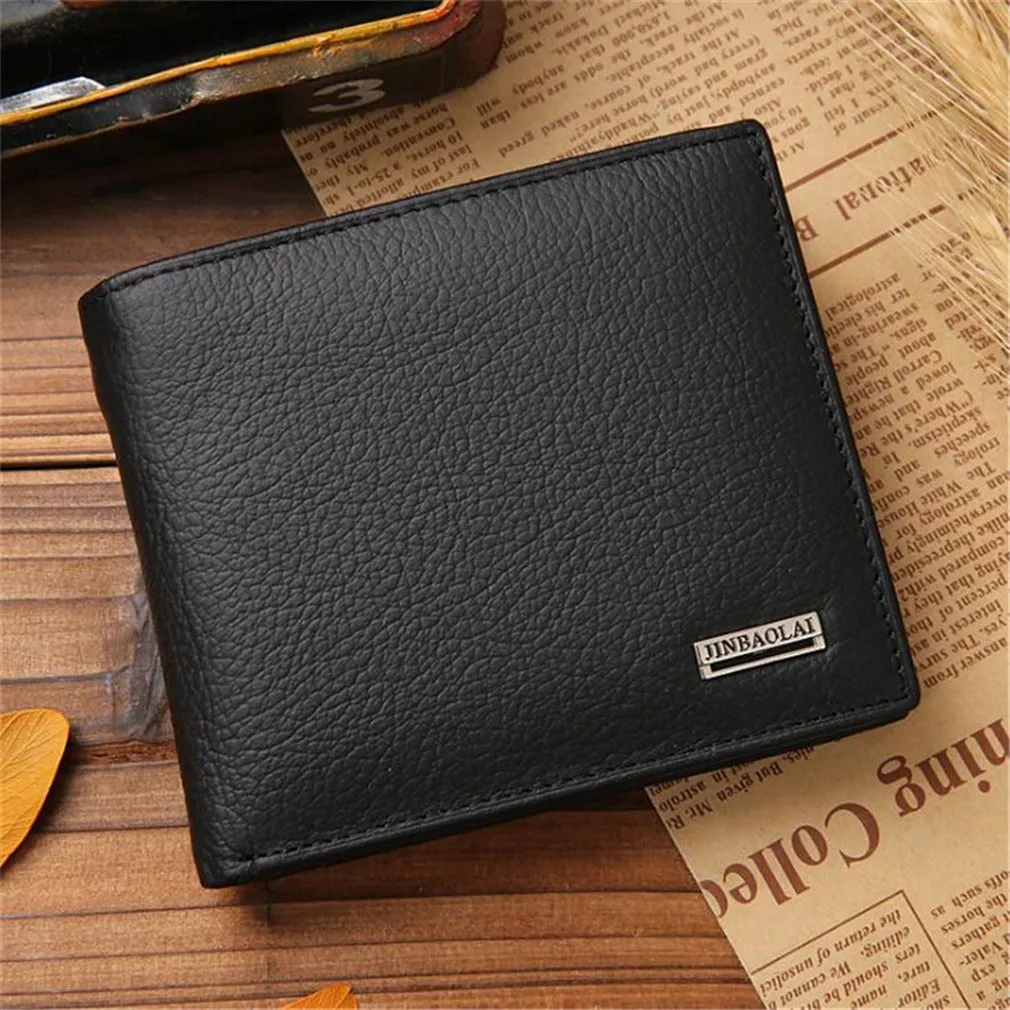 Short Men's Wallet Coin Purse Card Holder Men Carry Coin Purse Id Card Card Package