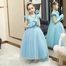 Swimsuit Children's  Girl Baby Sleeveless One-Piece Princess Dress Cute Bathing Suit Swimwear