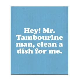 Tambourine Man Dishcloth