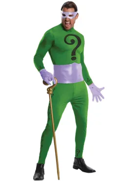 The Riddler Mens Deluxe Collectors Edition Costume