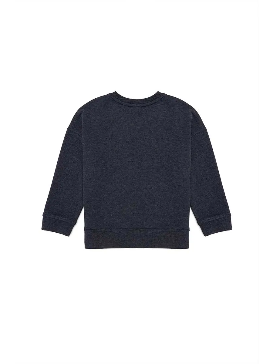 USPA Girls Sweatshirt Navy VR033 USPSS158