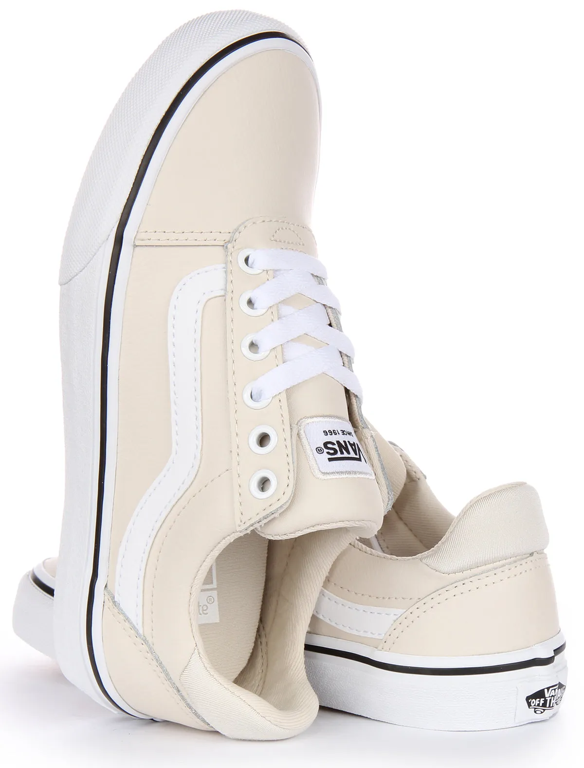 Vans Ward Deluxe In Cream For Women