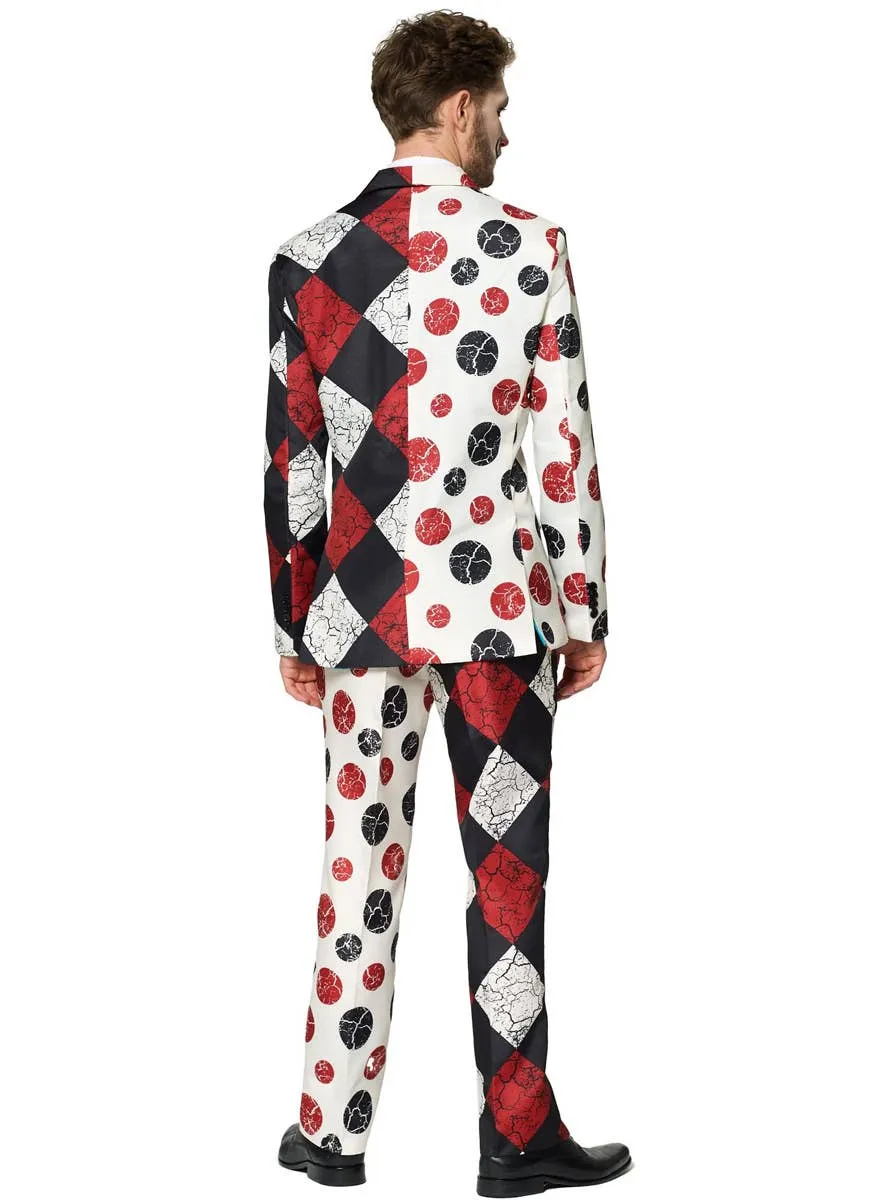 Vintage Clown Mens Deluxe Suitmeister Costume Suit