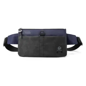 WEPOWER Men Casual Chest Bag Crossbody Bag Waterproof Outdoor Waist Pack(Dark Blue)